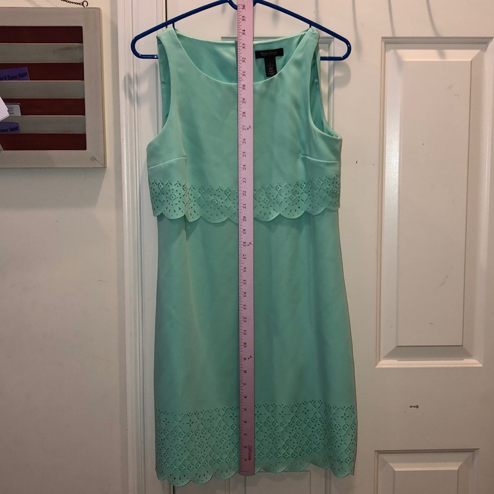Mint green White House Black Market dress